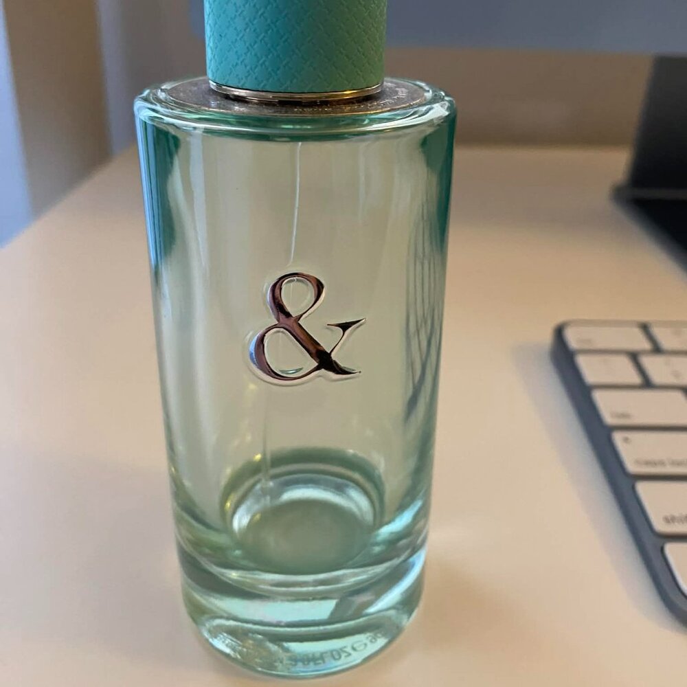 EMPTY BOTTLE 3.0 FL  90 ML PERFUME TIFFANY & Co. LOVE FOR HER